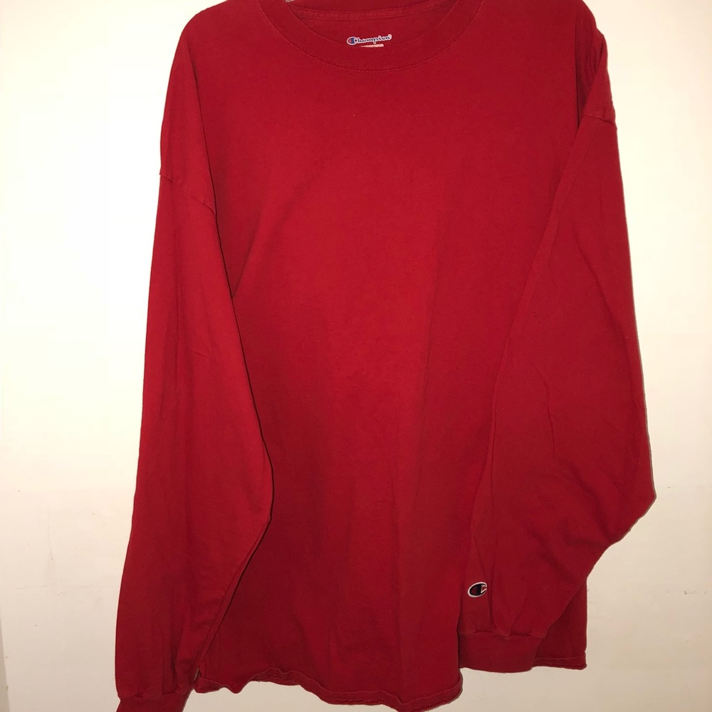 Red Champion long sleeve